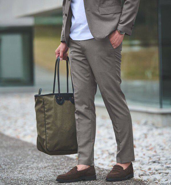 UNITED ARROWS green label relaxing「【WEB限定】JUST fit ドライポリエステル ナロー セットアップ -吸水速乾-」|テーラードジャケット|