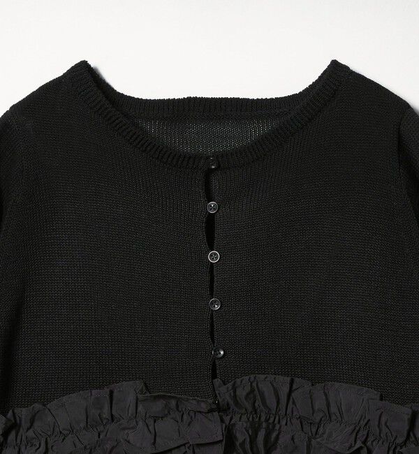 EMMEL REFINES「＜EMMEL REFINES＞EM ドッキングフリル 2WAY ニット」|ニット・セーター|