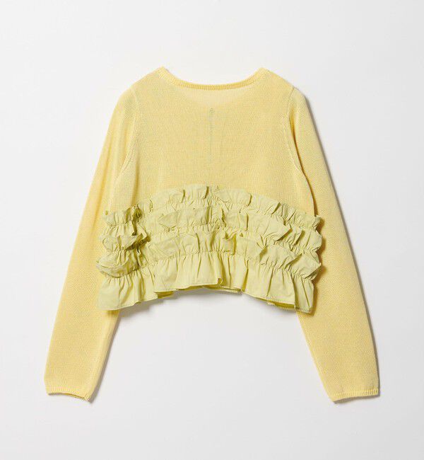 EMMEL REFINES「＜EMMEL REFINES＞EM ドッキングフリル 2WAY ニット」|ニット・セーター|