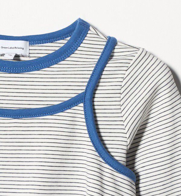 UNITED ARROWS green label relaxing「ボーダーTシャツ＋キャミソール セット / キッズ 100cm-130cm」|Tシャツ・カットソー|