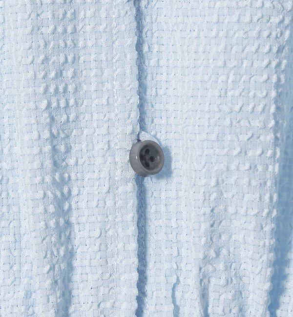 EMMEL REFINES「＜EMMEL REFINES＞EM フリルエリ シャーリング ブラウス」|シャツ・ブラウス|