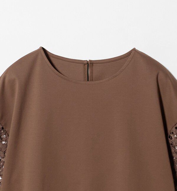 UNITED ARROWS green label relaxing「袖レース ドッキング プルオーバー カットソー」|Tシャツ・カットソー|