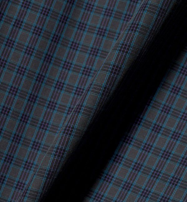 UNITED ARROWS green label relaxing「ナイロン コットン チェック ジャストルーズ 長袖 シャツ」|シャツ・ブラウス|