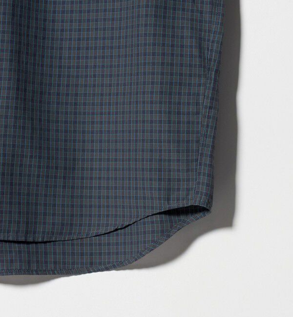 UNITED ARROWS green label relaxing「ナイロン コットン チェック ジャストルーズ 長袖 シャツ」|シャツ・ブラウス|