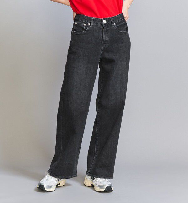 BEAUTY&YOUTH UNITED ARROWS「＜RED CARD＞35th Anniversary Wide デニムパンツ」|デニム|BLACK