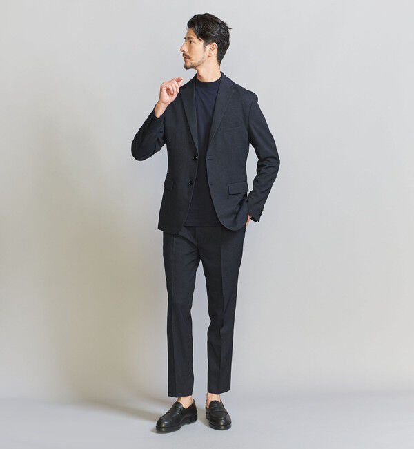 BEAUTY&YOUTH UNITED ARROWS「【WEB限定 WARDROBE SMART】LANATEC セットアップ/背抜きジャケット＆イージーパンツ」|スーツ|