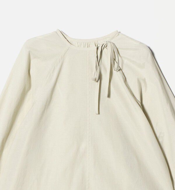 BEAUTY&YOUTH UNITED ARROWS「リボンタイ ノーカラーブラウス」|シャツ・ブラウス|