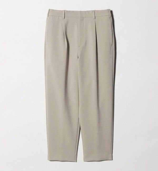 BEAUTY&YOUTH UNITED ARROWS「メランジ ダブルクロス 1プリーツ アジャスト パンツ NO.7」|チノ|