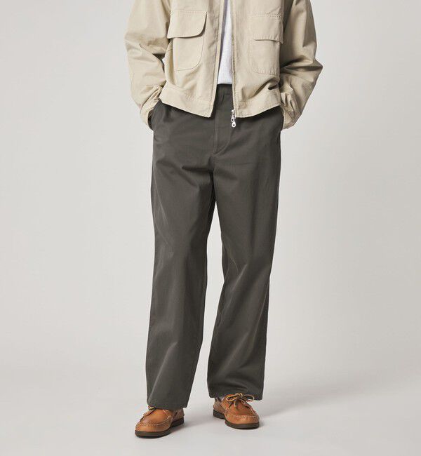 STEVEN ALAN「＜Steven Alan＞ ウエポン ニドム アーミー ノープリーツ トラウザーズ」|チノ|