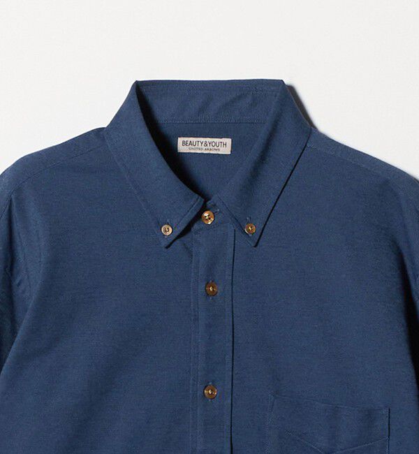 BEAUTY&YOUTH UNITED ARROWS「クイック ストレッチ シャンブレー ボタンダウン シャツ SLIM型 吸水速乾 」|シャツ・ブラウス|