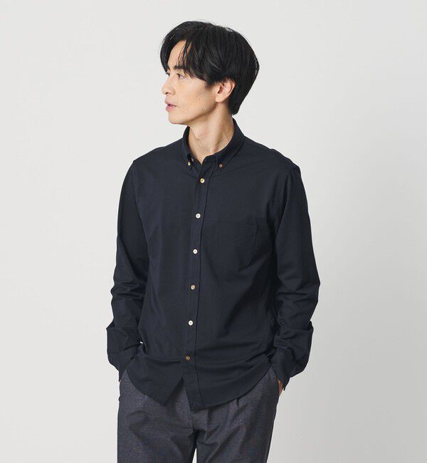 BEAUTY&YOUTH UNITED ARROWS「クイック ストレッチ シャンブレー ボタンダウン シャツ SLIM型 吸水速乾 」|シャツ・ブラウス|