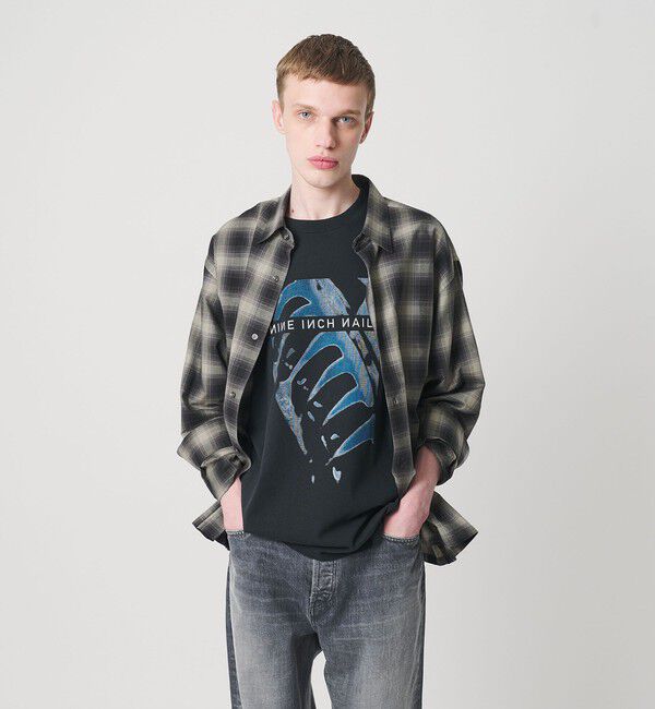 MONKEY TIME「コットン クロップド シャツ」|シャツ・ブラウス|