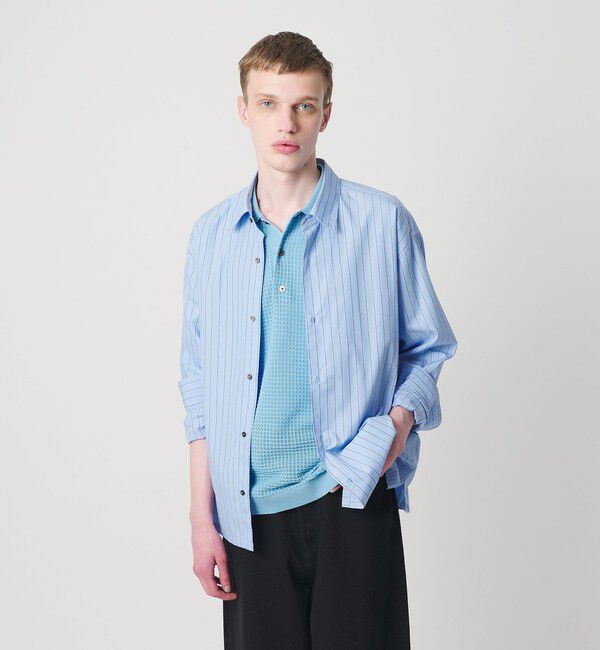 MONKEY TIME「コットン クロップド シャツ」|シャツ・ブラウス|