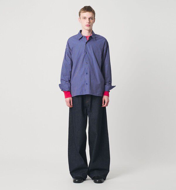 MONKEY TIME「コットン クロップド シャツ」|シャツ・ブラウス|