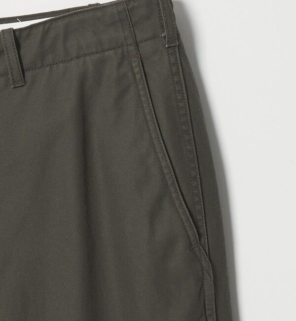 STEVEN ALAN「＜Steven Alan＞ ハイツイスト ツイル アーミー ノープリーツ トラウザーズ」|チノ|