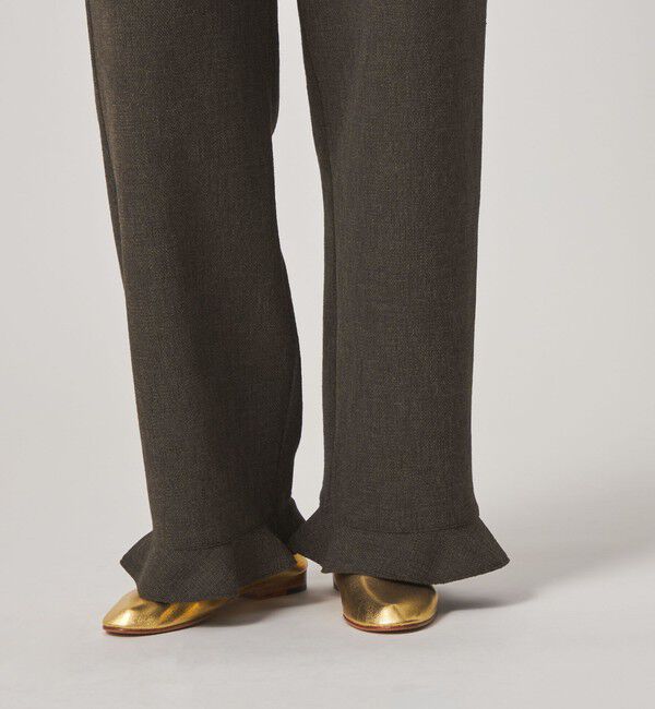 STEVEN ALAN「＜Steven Alan＞ツイードライク フリル パンツ」|チノ|