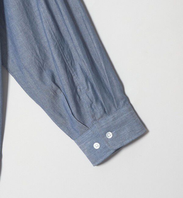 STEVEN ALAN「＜Steven Alan＞ シアーデニム レギュラーカラー シャツ LOOSE」|シャツ・ブラウス|