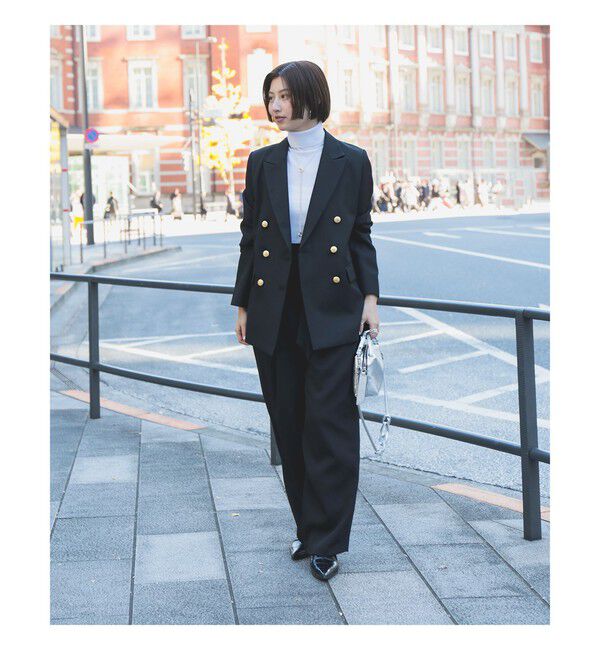 Demi-Luxe BEAMS 「ドライギャバジン ６ボタン ダブルジャケット」|ダッフルコート|