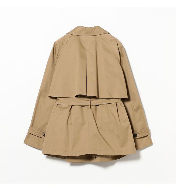 Ray BEAMS 「オーバーサイズ ハーフ トレンチ コート」|トレンチコート|