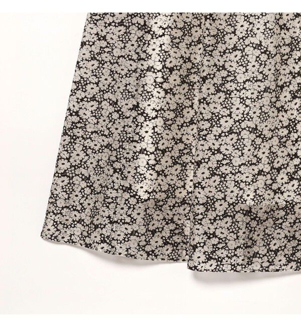 Demi-Luxe BEAMS 「フラワー フリルネック ノースリーブ ワンピース」|ワンピース|