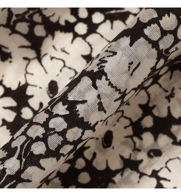 Demi-Luxe BEAMS 「フラワー フリルネック ノースリーブ ワンピース」|ワンピース|