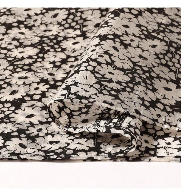 Demi-Luxe BEAMS 「フラワー フリルネック ノースリーブ ワンピース」|ワンピース|