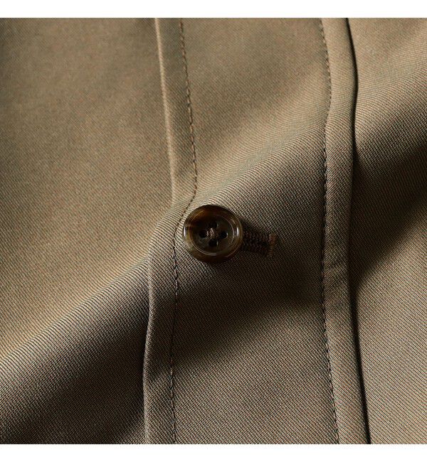 BEAMS PLUS「Balmacaan Coat T/C Gabardine」|ダッフルコート|