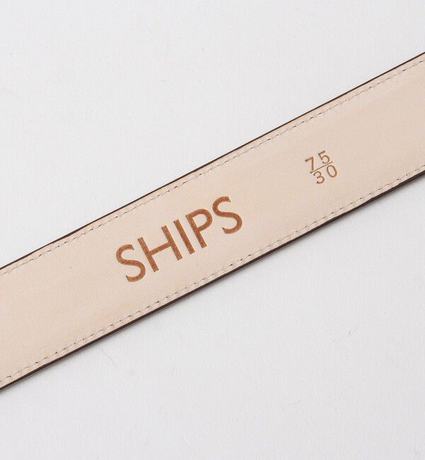 SHIPS「SHIPS: 【ANNONAY】 フレンチカーフ ベルト」|ベルト|