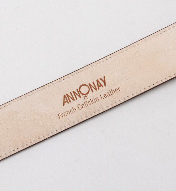 SHIPS「SHIPS: 【ANNONAY】 フレンチカーフ ベルト」|ベルト|
