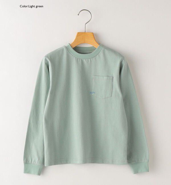 SHIPS KIDS「【WEB限定】SHIPS KIDS:100～160cm / ＜家族おそろい＞SHIPS マイクロロゴ ロングスリーブ TEE」|Tシャツ・カットソー|
