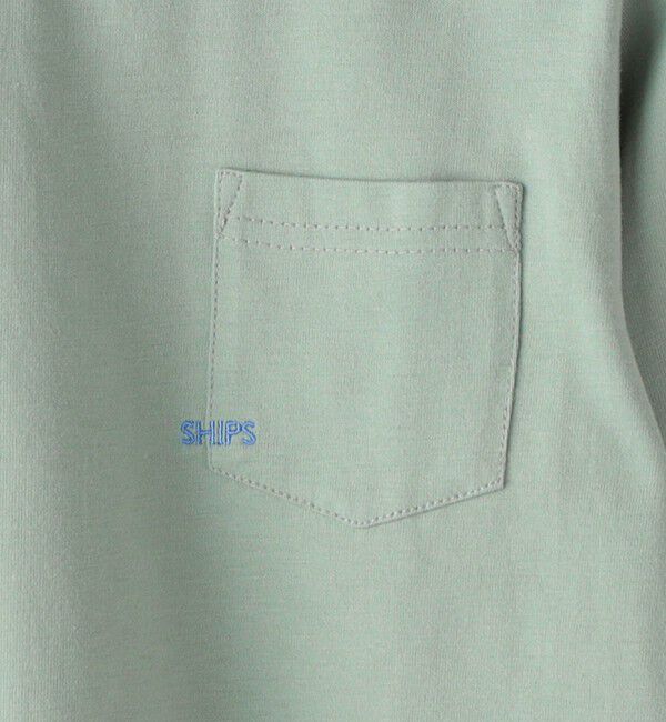 SHIPS KIDS「【WEB限定】SHIPS KIDS:100～160cm / ＜家族おそろい＞SHIPS マイクロロゴ ロングスリーブ TEE」|Tシャツ・カットソー|