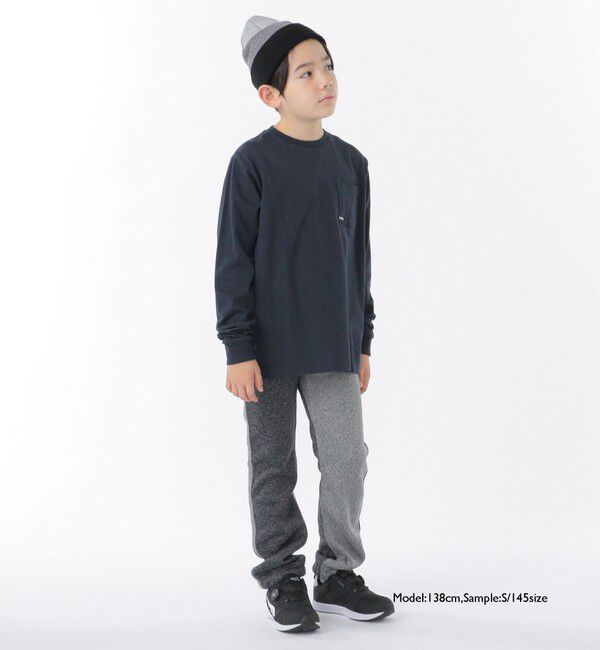 SHIPS KIDS「【WEB限定】SHIPS KIDS:100～160cm / ＜家族おそろい＞SHIPS マイクロロゴ ロングスリーブ TEE」|Tシャツ・カットソー|