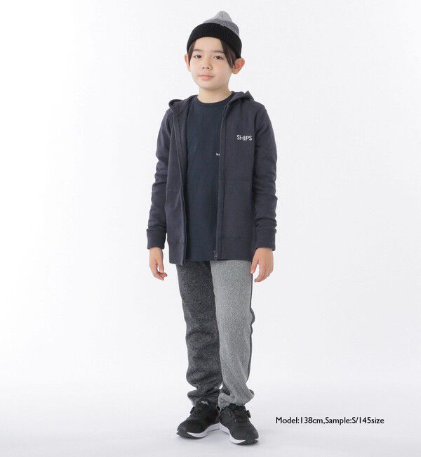 SHIPS KIDS「【WEB限定】SHIPS KIDS:100～160cm / ＜家族おそろい＞SHIPS マイクロロゴ ロングスリーブ TEE」|Tシャツ・カットソー|