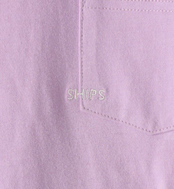 SHIPS KIDS「【WEB限定】SHIPS KIDS:100～160cm / ＜家族おそろい＞SHIPS マイクロロゴ ロングスリーブ TEE」|Tシャツ・カットソー|