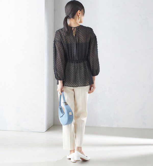 SHIPS for women「〈手洗い可能〉強撚 へビー ツイル テーパード パンツ 24SS ◇」|その他|