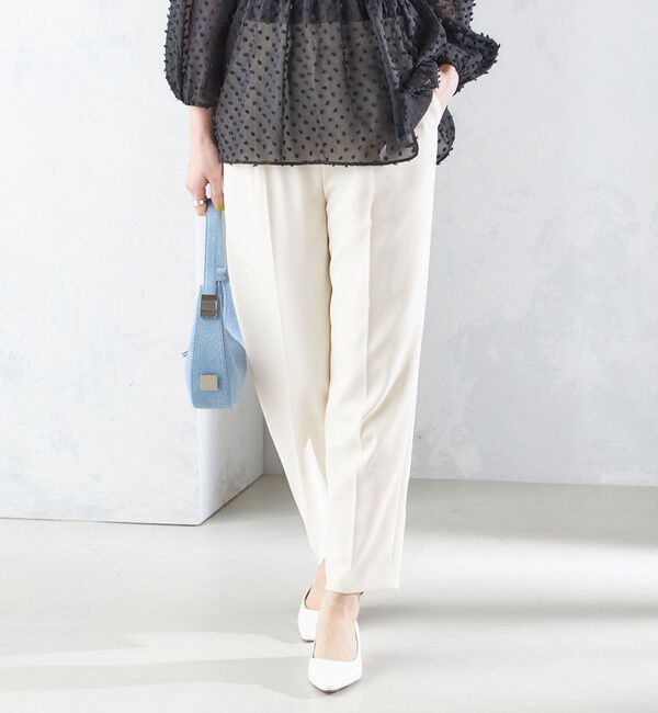 SHIPS for women「〈手洗い可能〉強撚 へビー ツイル テーパード パンツ 24SS ◇」|その他|