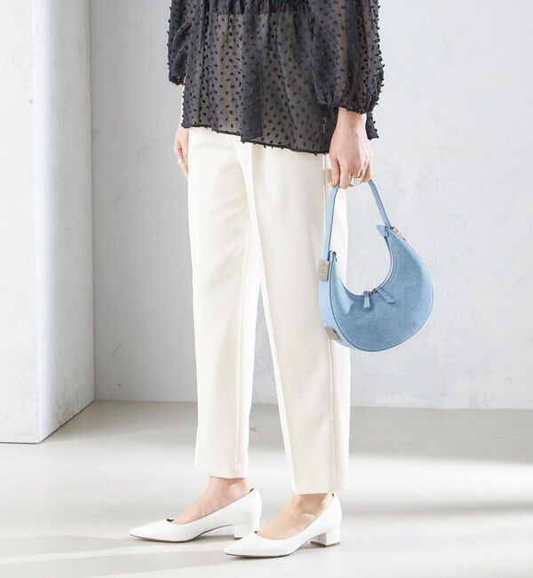 SHIPS for women「〈手洗い可能〉強撚 へビー ツイル テーパード パンツ 24SS ◇」|その他|