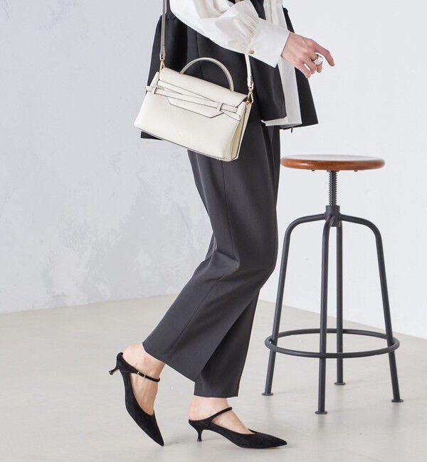 SHIPS for women「〈手洗い可能〉強撚 へビー ツイル テーパード パンツ 24SS ◇」|その他|ダークグレー