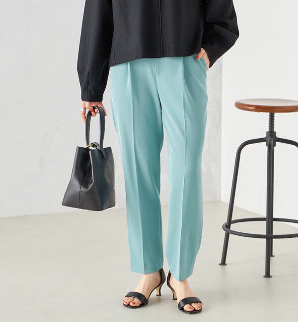 SHIPS for women「〈手洗い可能〉強撚 へビー ツイル テーパード パンツ 24SS ◇」|その他|