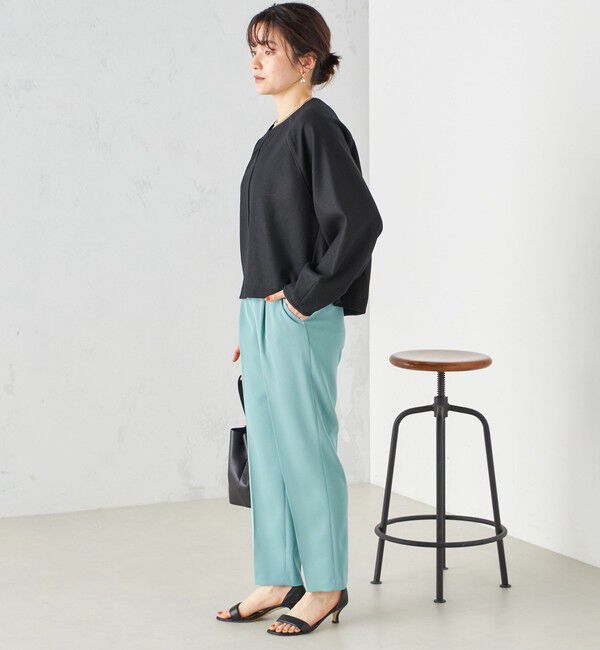 SHIPS for women「〈手洗い可能〉強撚 へビー ツイル テーパード パンツ 24SS ◇」|その他|