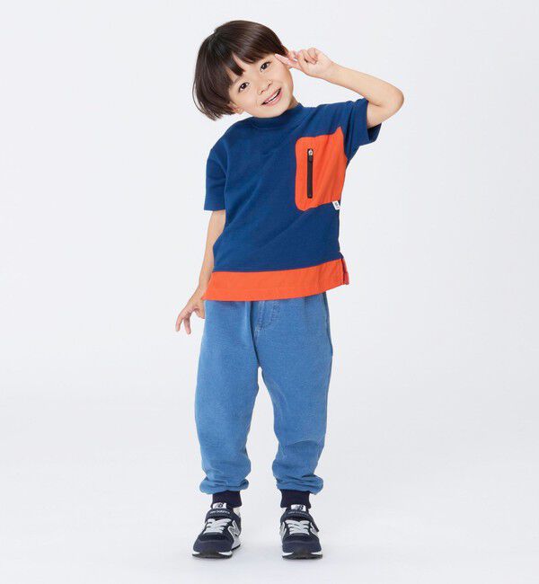 SHIPS Colors 「SHIPS Colors:コンビネーション ポケット TEE (80~130cm)」|Tシャツ・カットソー|