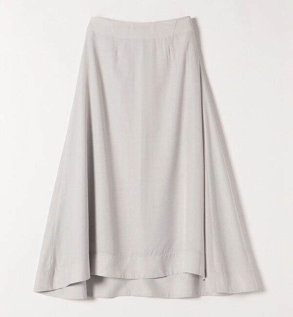 quaranciel「quaranciel:〈洗濯機可能〉シルキー サテン フレア スカート」|フレア|