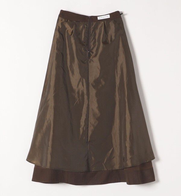 quaranciel「quaranciel:〈洗濯機可能〉シルキー サテン フレア スカート」|フレア|