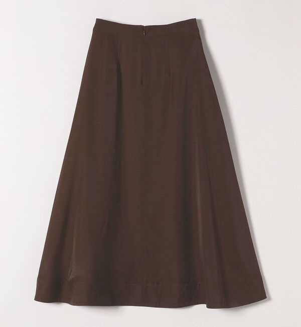 quaranciel「quaranciel:〈洗濯機可能〉シルキー サテン フレア スカート」|フレア|