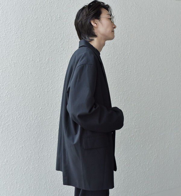 SHIPS any「SHIPS any: オーバーサイズ ウール混 ダブルジャケット (セットアップ対応)◇」|テーラードジャケット|