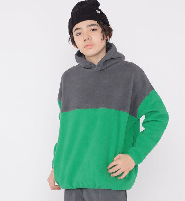 SHIPS KIDS「SHIPS KIDS:140～160cm / フリース ゲーミング パーカー」|パーカー|