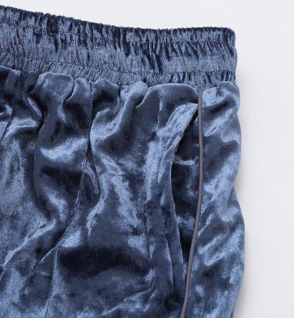 SHIPS「City Ambient Products: クラッシュ ベロア トラックパンツ（セットアップ対応）」|チノ|