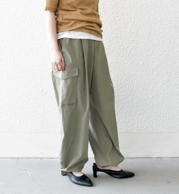 SHIPS any「SHIPS any:〈洗濯機可能〉タイプライター イージー カーゴ パンツ」|カーゴ|