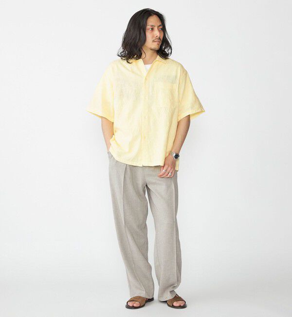 SHIPS「SHIPS: インディアン エンブロイダリー コットンヘンプ ウィークエンド シャツ」|シャツ・ブラウス|