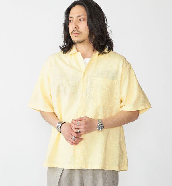 SHIPS「SHIPS: インディアン エンブロイダリー コットンヘンプ ウィークエンド シャツ」|シャツ・ブラウス|